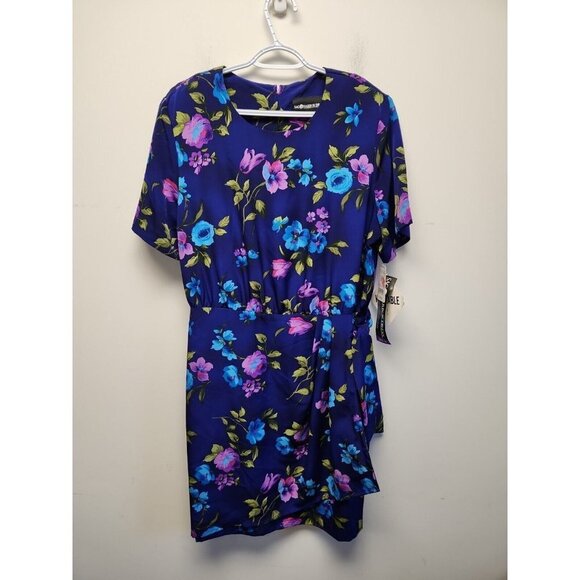 Sag Harbor Dresses & Skirts - Sag Harbor Womens Blue Floral Evening Wedding Dress Size 16 New